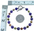 Sterling Silver Amethyst And Unakite Bead Bracelet SX114891